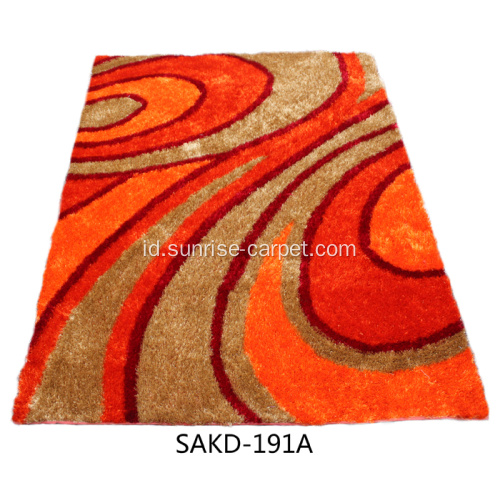 Polyester Silk Shaggy dengan Desain Populer